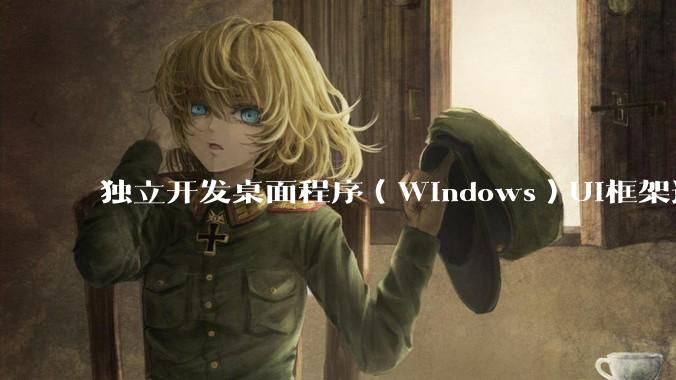 独立开发桌面程序（Windows）UI框架选择哪个更好？